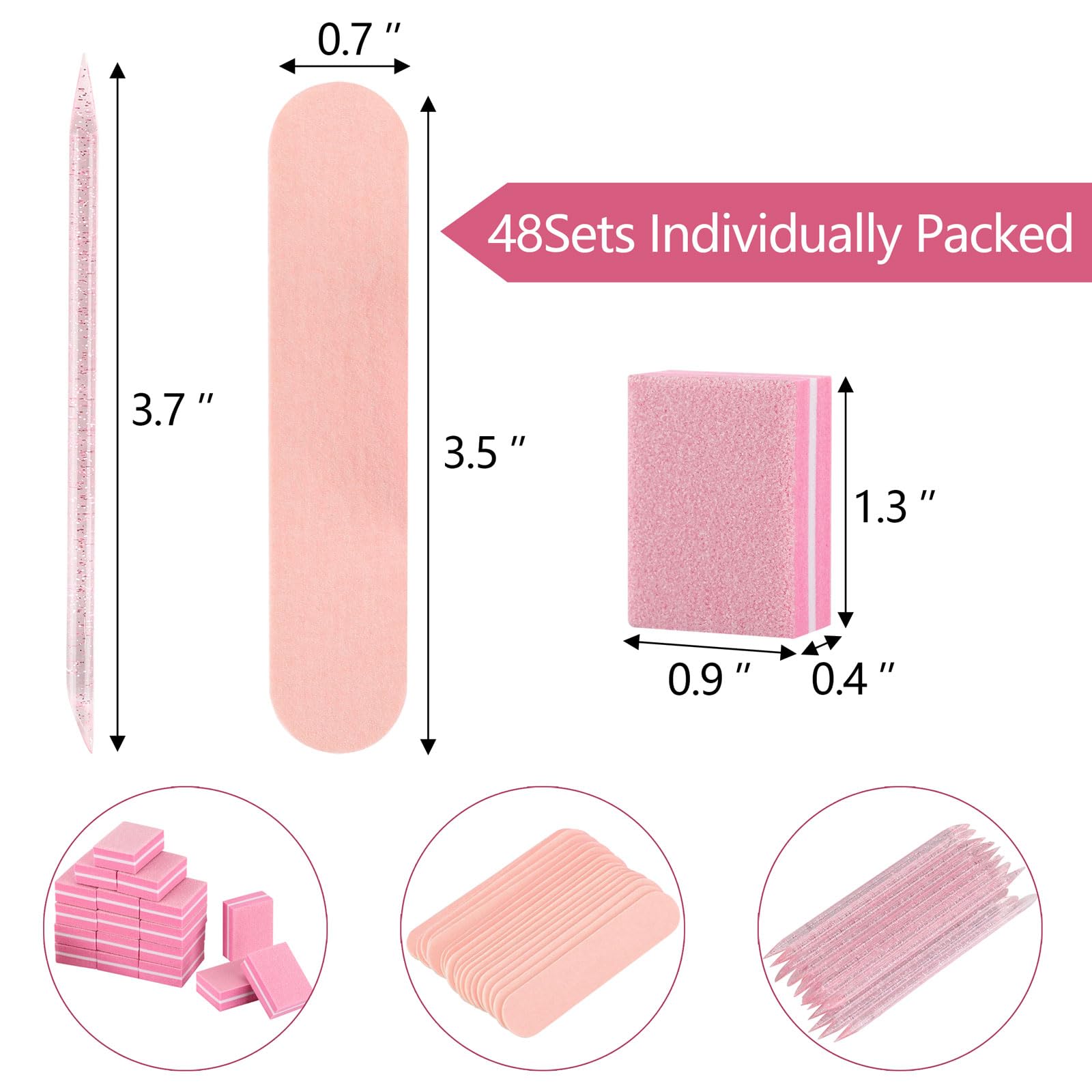 acDesign mini nail file included for precise shaping and smooth finish