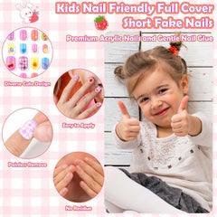 Acejoz 10 sizes fit variety of kid nail shapes and ages.