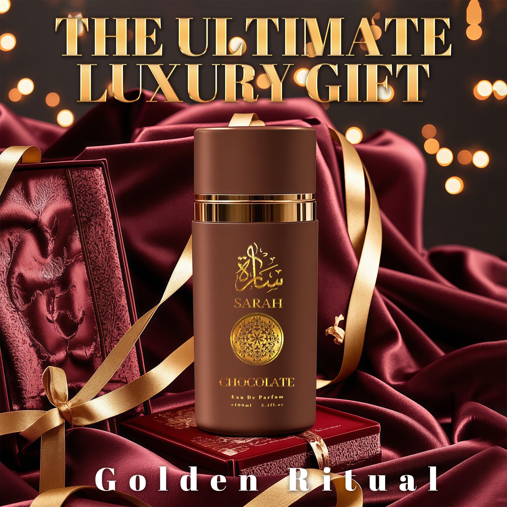 A CENTER Sarah Chocolate spray action, quick scent boost for on-the-go moments.