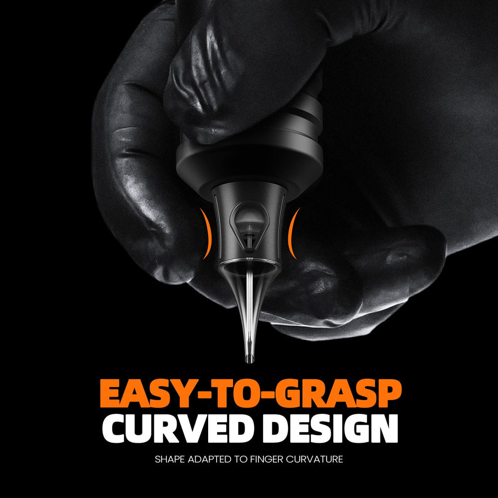 Ackbun round liner 1005RL needles deliver consistent performance for clean, even outlines.