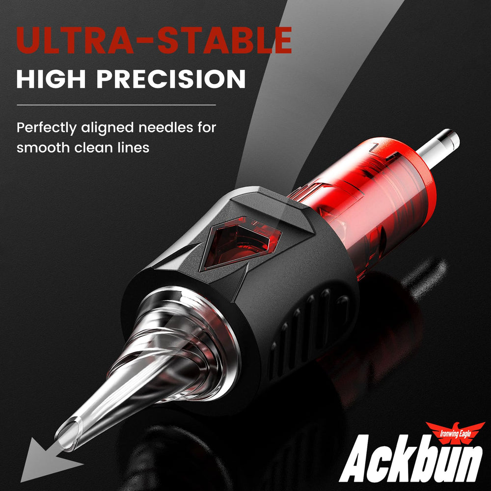 Ackbun 1205RL finger-ledge cartridge for smooth, consistent ink saturation.