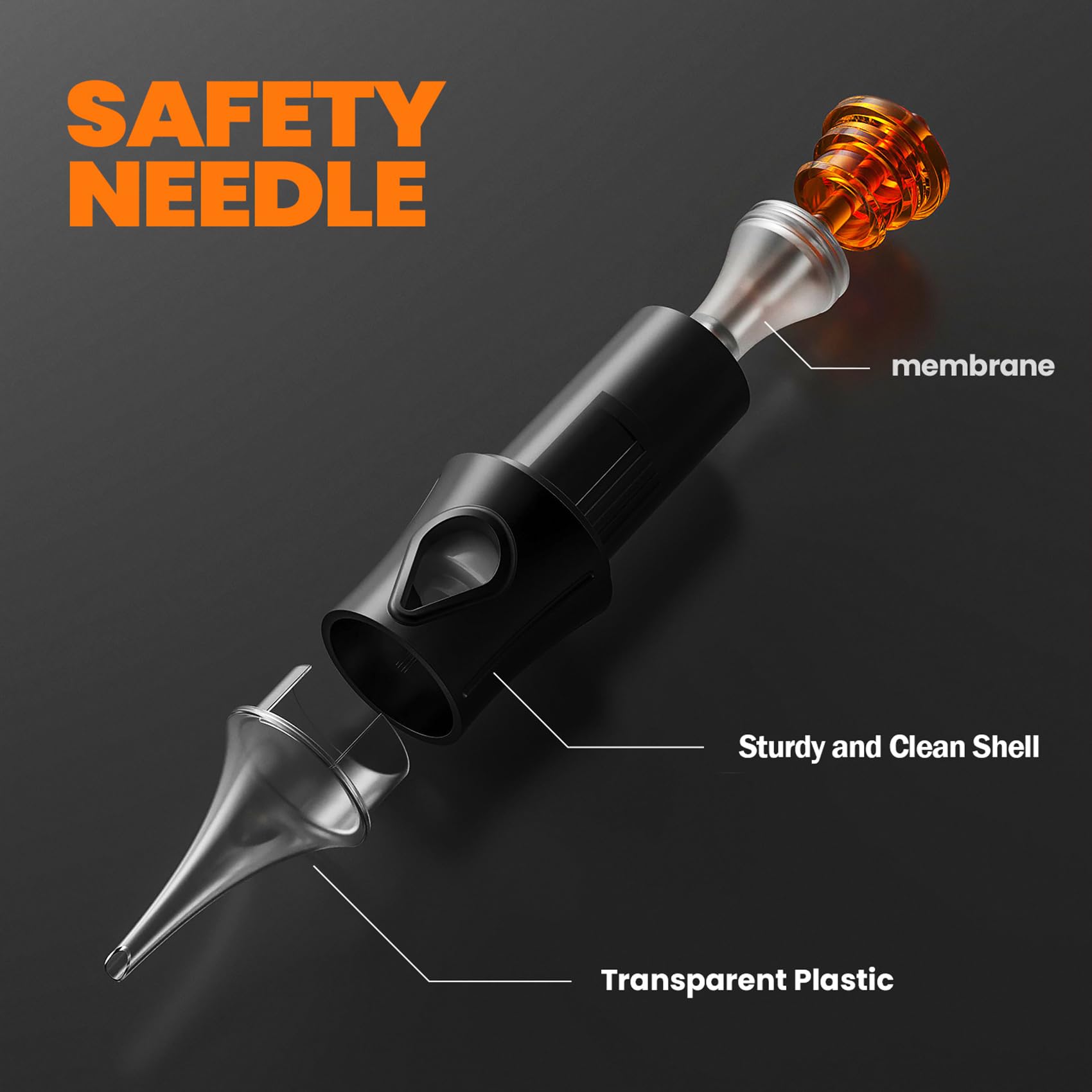 Ackbun professional-grade needles elevate ink delivery.