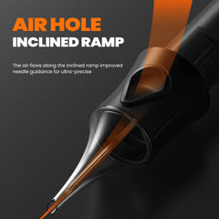 Ackbun smooth ink flow aids vibrant color application with steady distribution.
