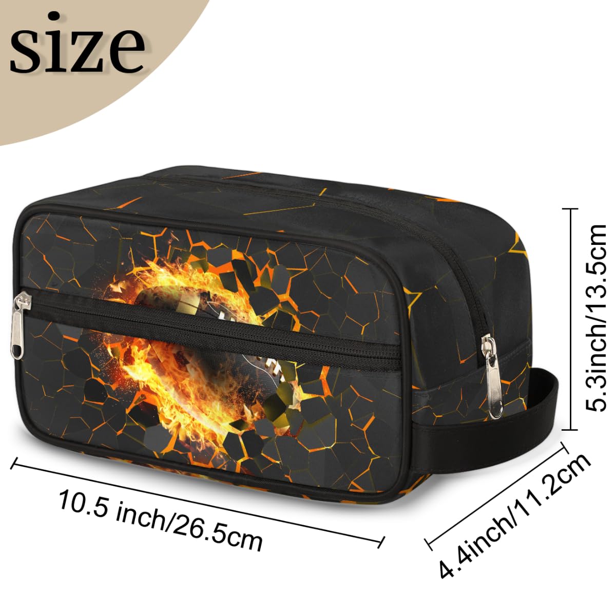 Compact size 10.5 x 4.4 x 5.3 inches for easy packing.