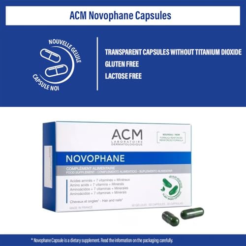ACM Novophane capsules closeup showing convenient daily use.