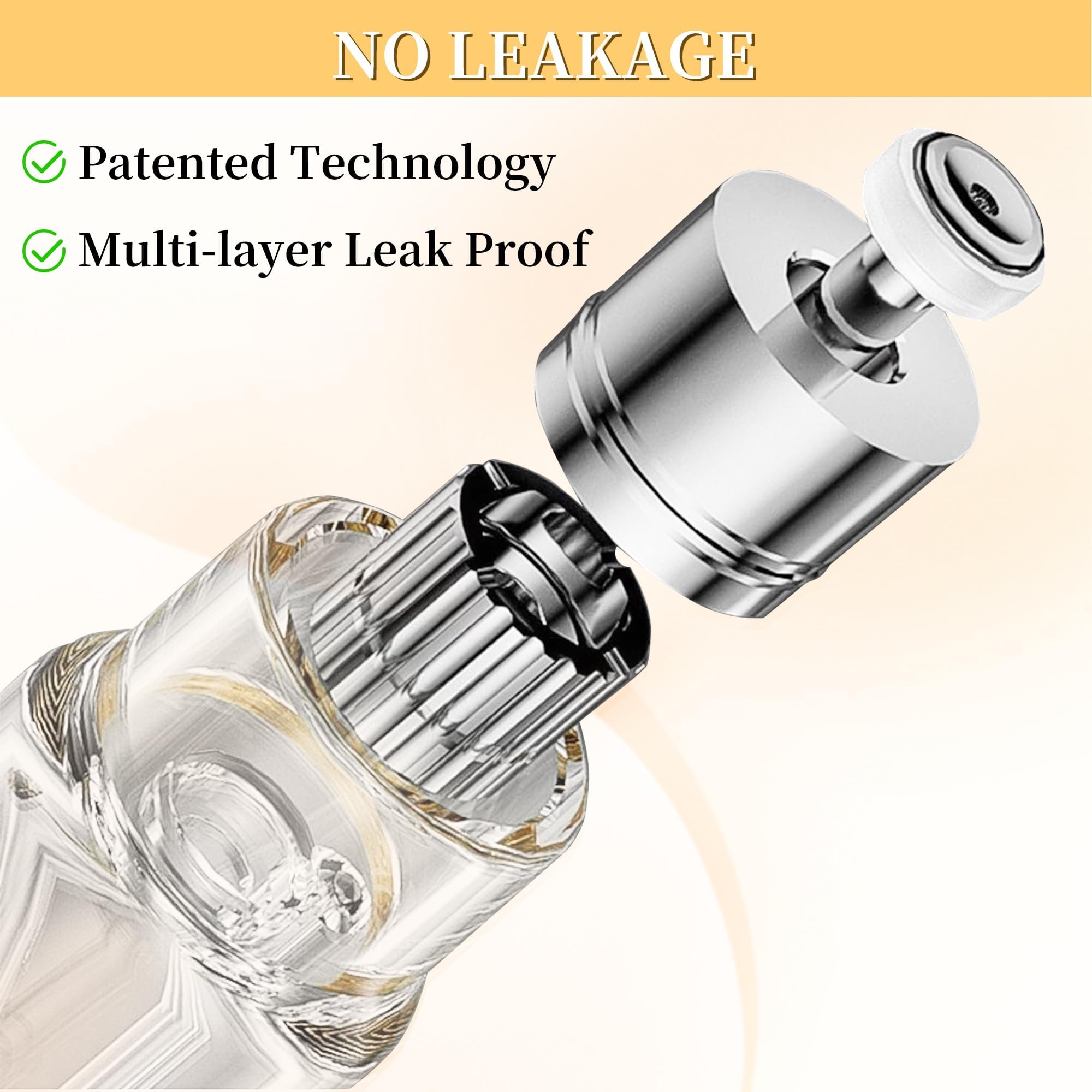 ACMYCH inner container in bottom-fill design enables quick refills