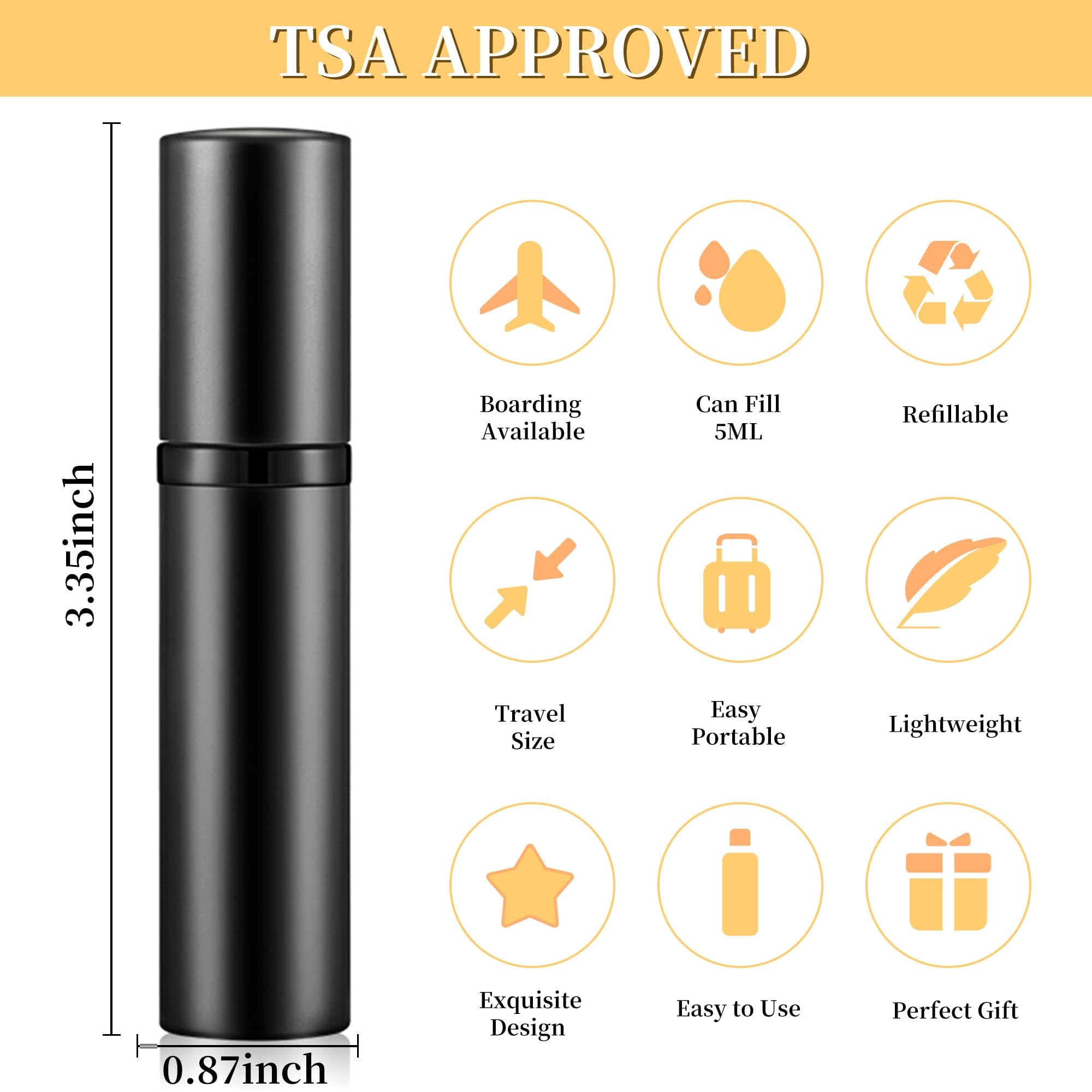 ACMYCH leak-proof inner bottle preserves scent during travel.