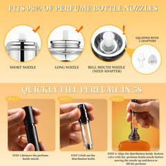 ACMYCH nozzle close-up shows nano-fine mist for even application