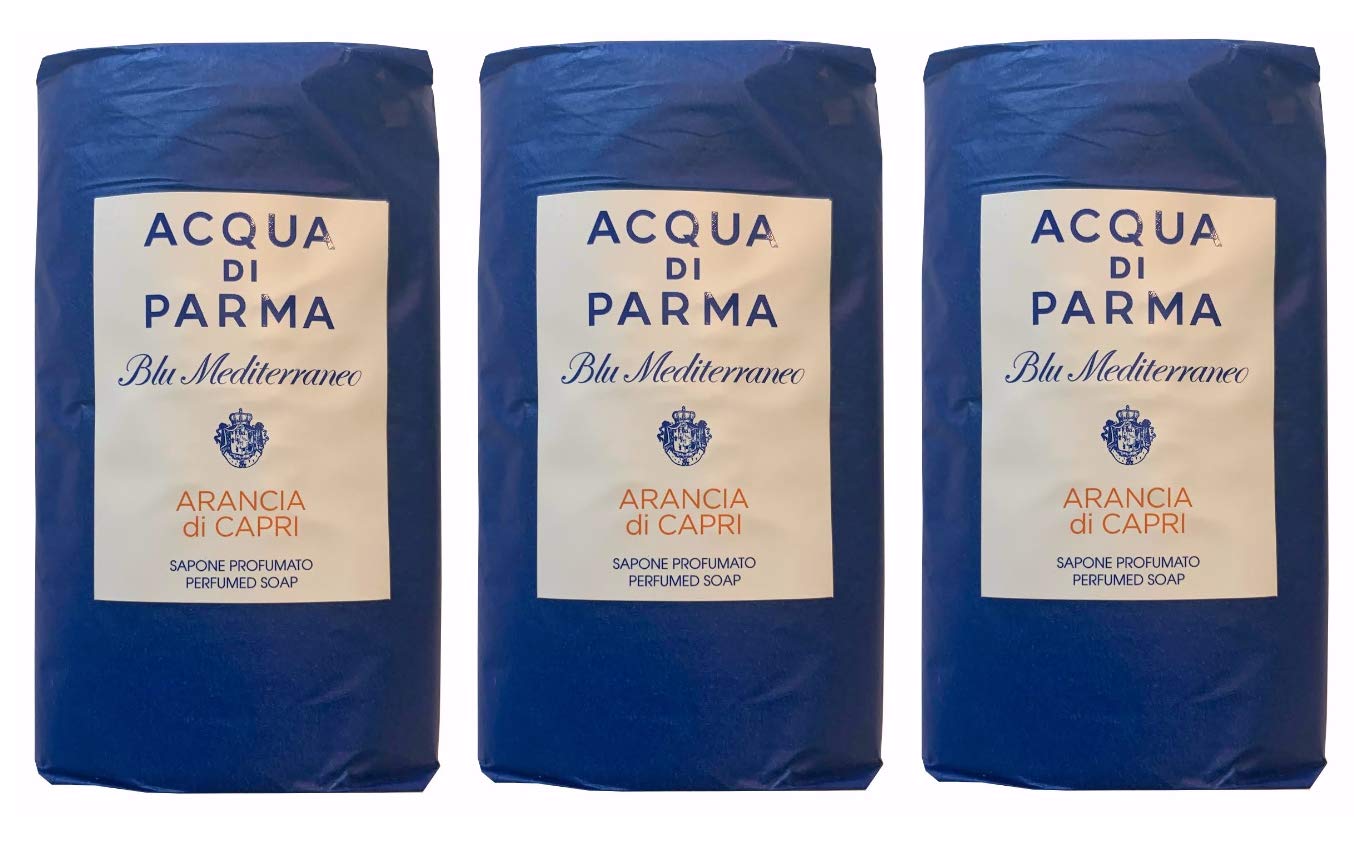 Acqua Di Parma Arancia Di Capri wrapped soap, citrus luxury for a refreshing bath ritual.