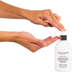 Acqua di Parma Muschio Bianco packaging highlighting Italian craftsmanship.