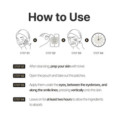Acropass soft material adheres gently to facial skin