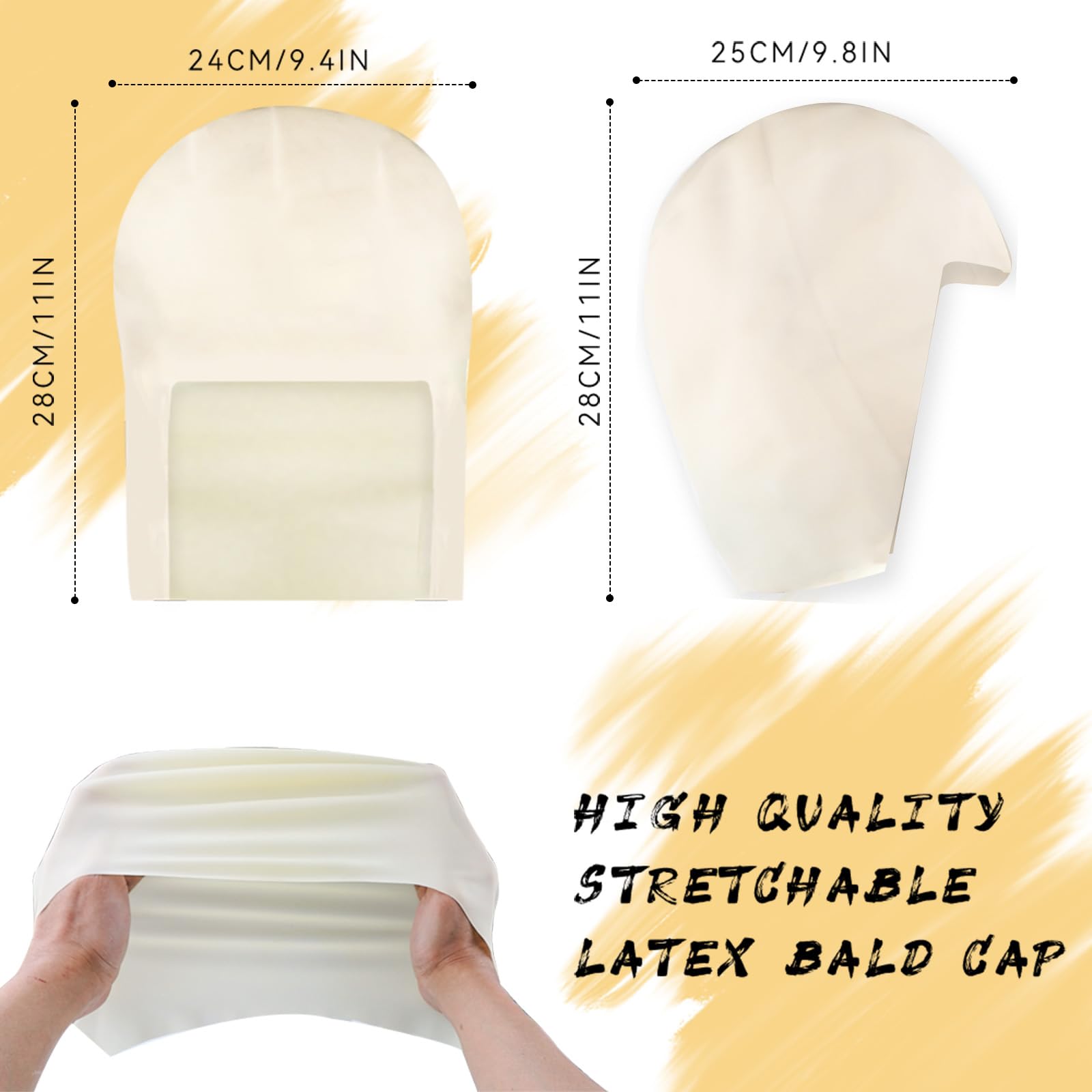 Actabostte Bald Cap Kit full makeup set ideal for Halloween costumes.