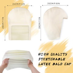 Actabostte Bald Cap Kit full makeup set ideal for Halloween costumes.