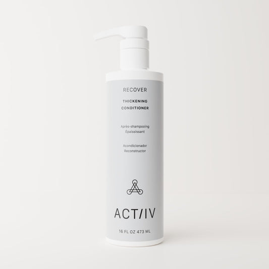 Creamy texture of ACTIIV Recover Thickening Conditioner provides smooth, hydrated hair