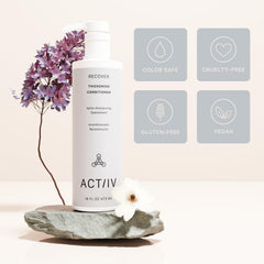 Label close-up highlights plant-based, vegan, color-safe formula by ACTIIV Recover