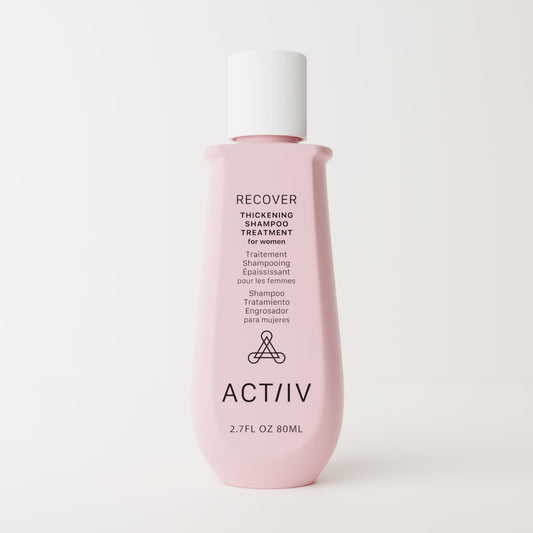 ACTIIV Recover thickening shampoo lather close-up for cleansing