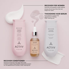 ACTIIV packaging box highlights vegan, color-safe trio branding.