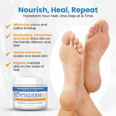 ActivLife RevitaDerm exfoliation kit brush and pumice stone in-use detail.