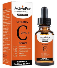 ActivePur Vitamin C Serum 2oz bottle ready for daily brightening