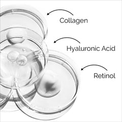 ACTIVSCIENCE Neck Firming Cream swatch on face highlighting moisturizing action.