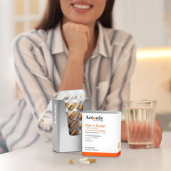 Actonis synergistic botanical blend with curcumin and ashwagandha for hair strength