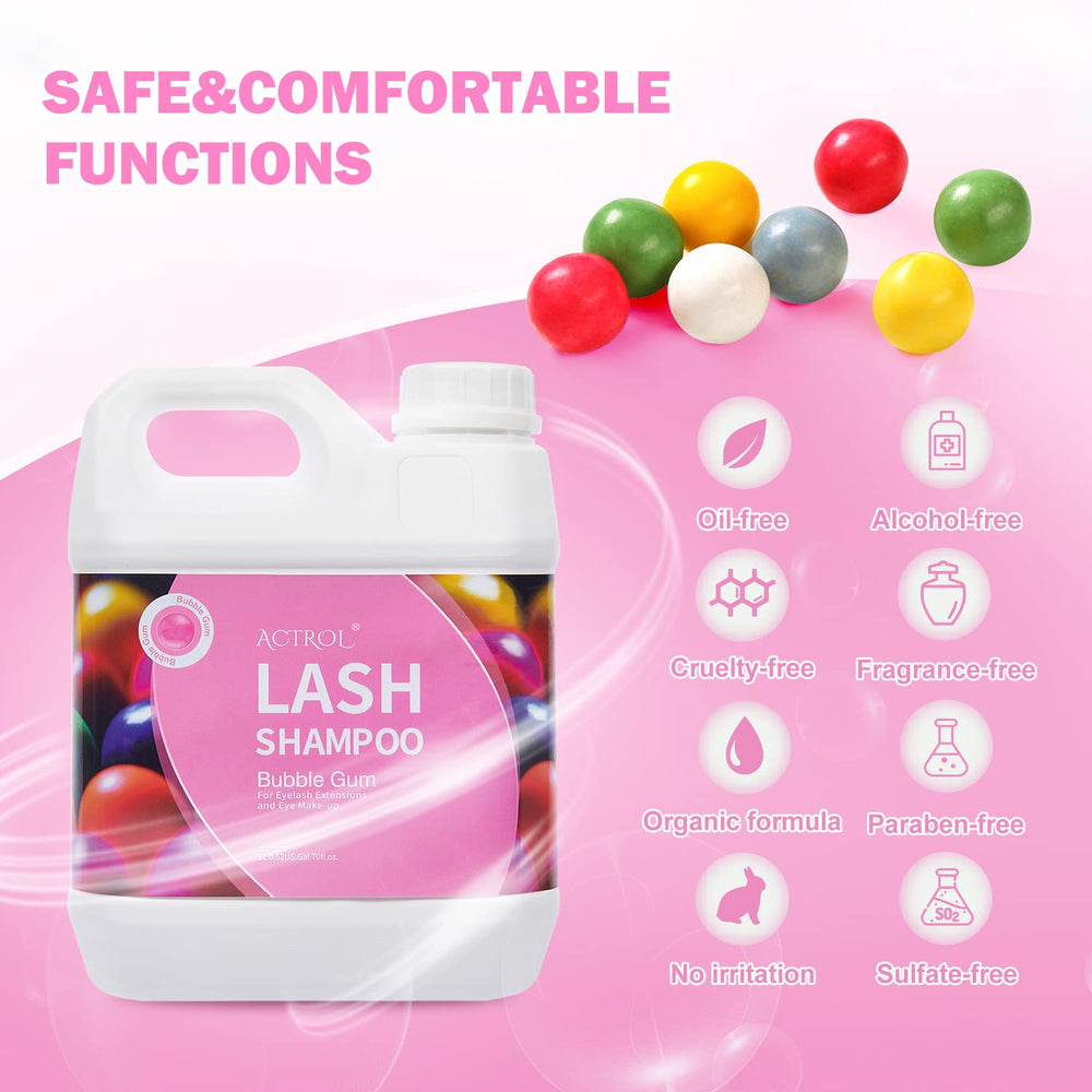Actrol Eyelash Cleanser 2L packaging for bulk value.