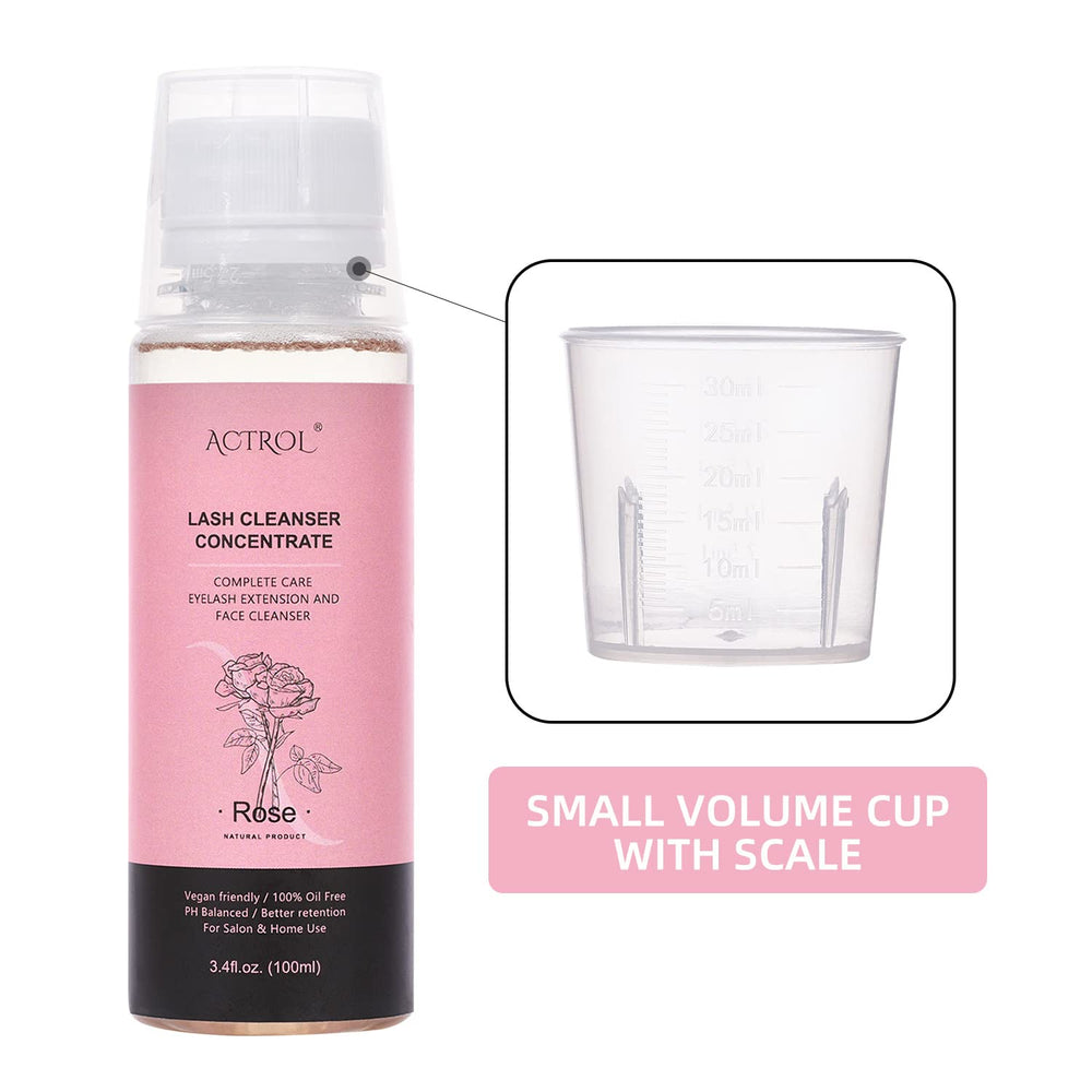 ACTROL eyelash cleanser helps reduce buildup for healthier lashes