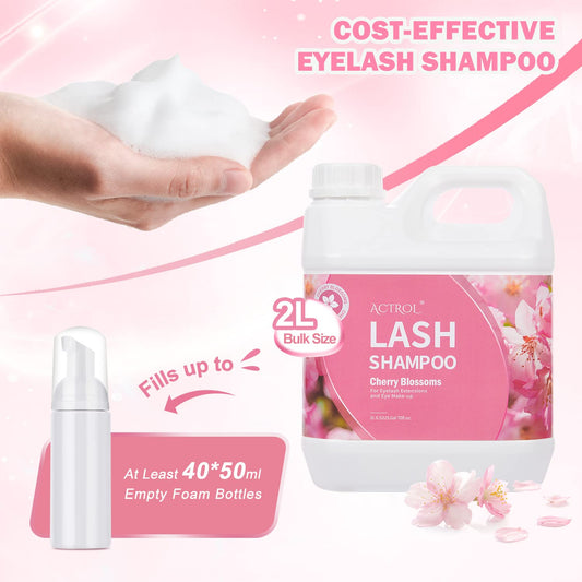 Close-up of ACTROL Cherry Blossom cleanser fragrance highlighting scent and gentle formula