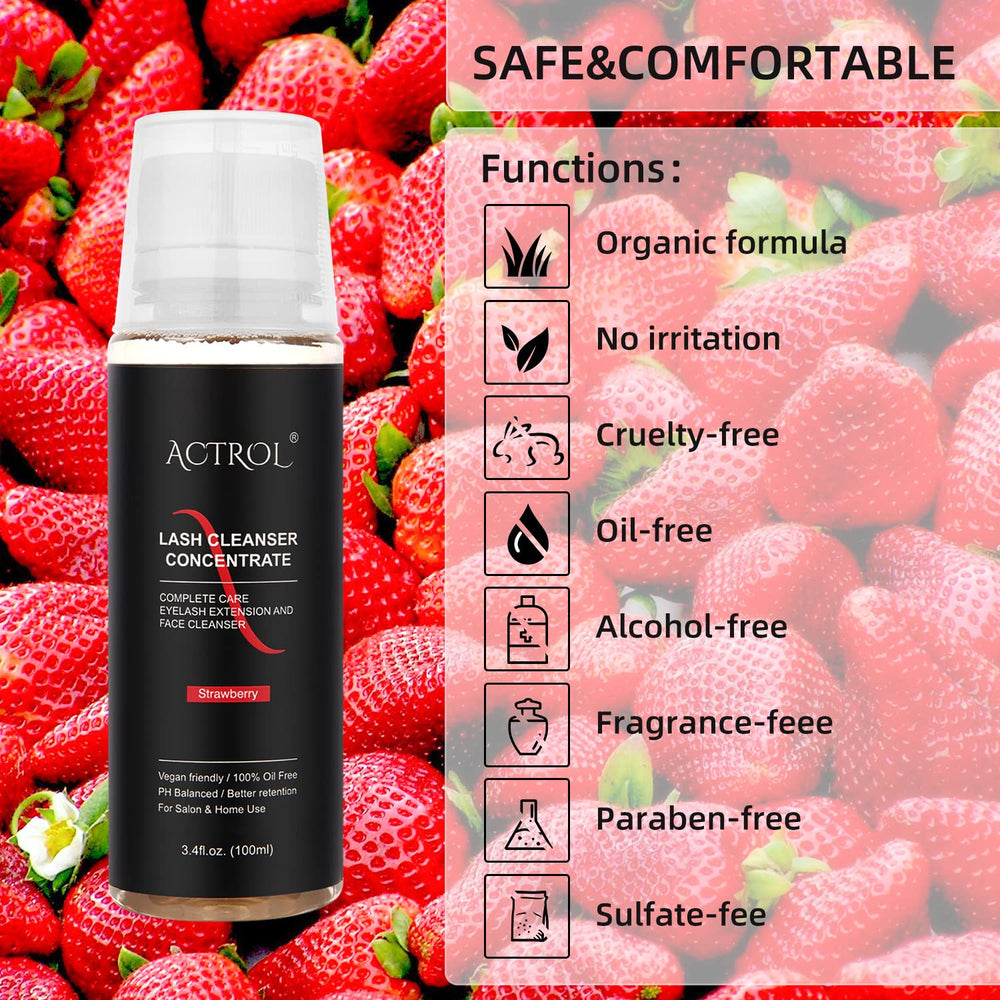 ACTROL concentrate bottle with cap shows easy dilution for home use