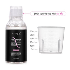 ACTROL eyelash cleanser concentrate bubble-gum packaging front view.