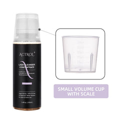 ACTROL concentrate with diluent ready to mix for DIY lash wash at home.