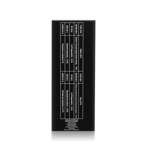 ACTROL Eyelash Cleanser Concentrate foam is shown dispensing for lash extension cleansing.