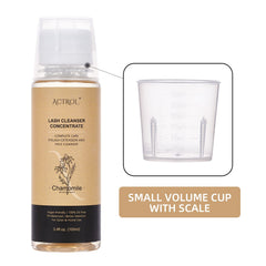 ACTROL packaging highlighting chamomile formula for gentle cleansing