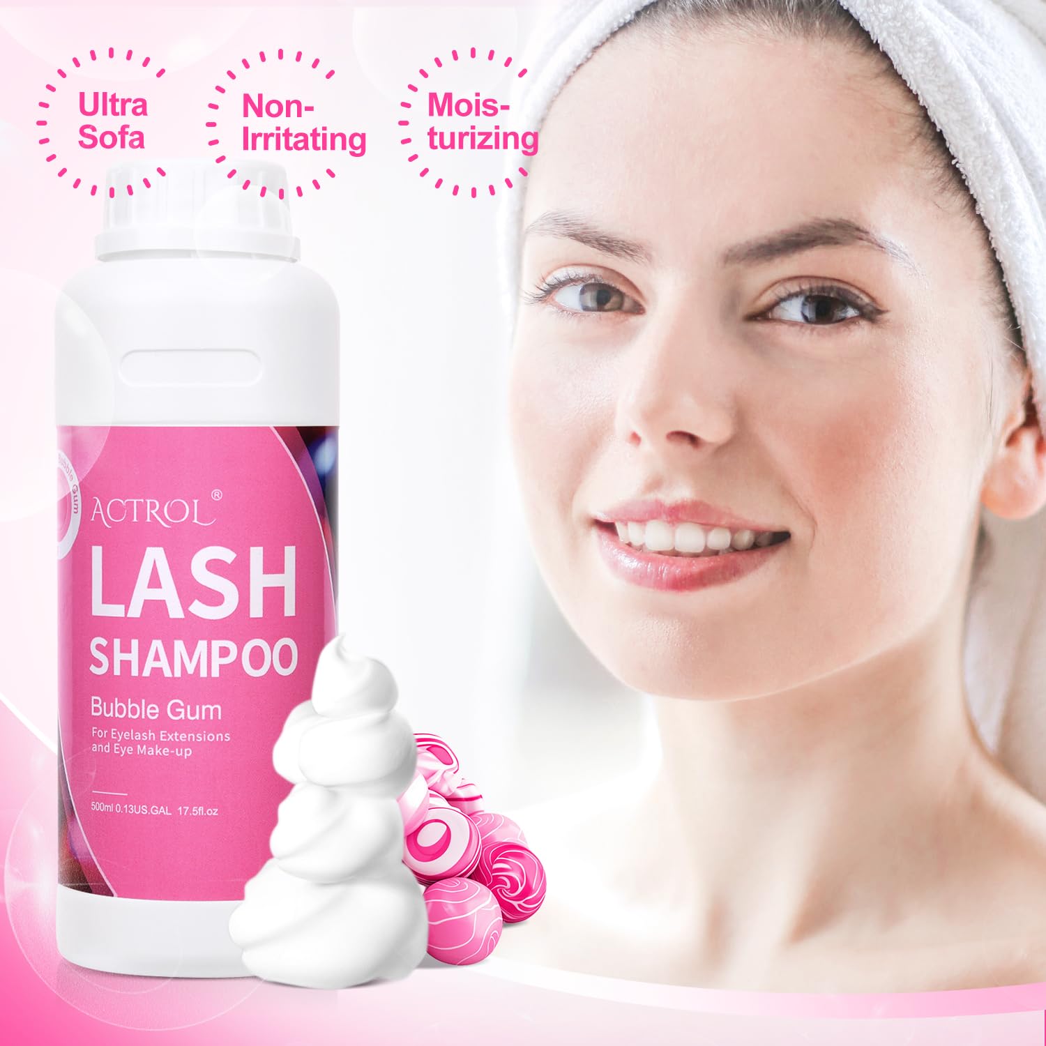 Upgraded fragrance and steady foam support reliable cleansing performance