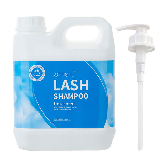 ACTROL Eyelash Cleanser front view, gentle unscented formula for sensitive eyelids.