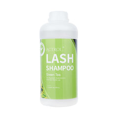 ACTROL Eyelash Extension Cleanser Green Tea bottle—gentle cleansing for lashes and lids.
