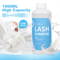 ACTROL Eyelash Cleanser Milk is sulfate-free and paraben-free for sensitive eyes.