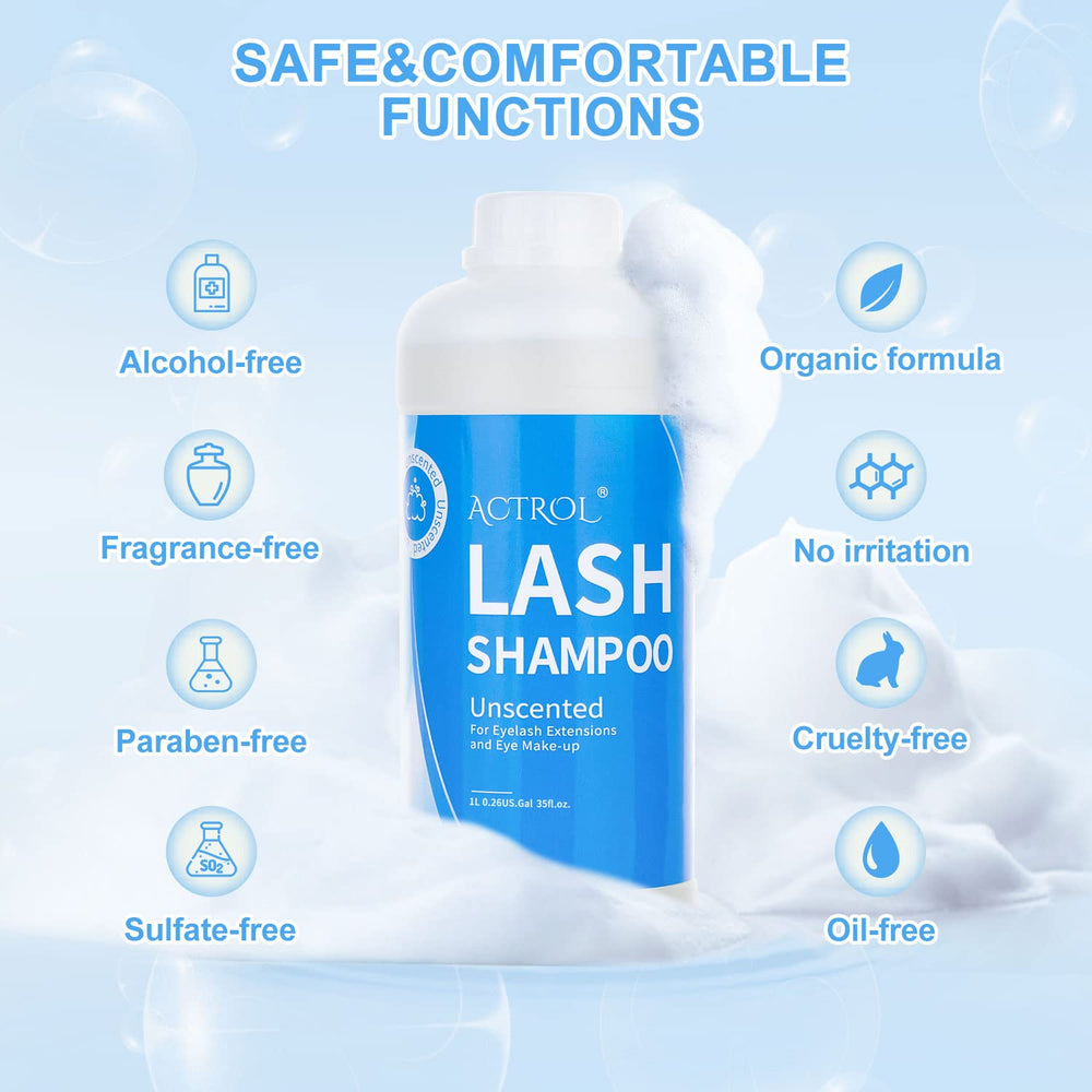 ACTROL eyelash cleanser professional salon use for reliable cleansing in busy beauty routines.