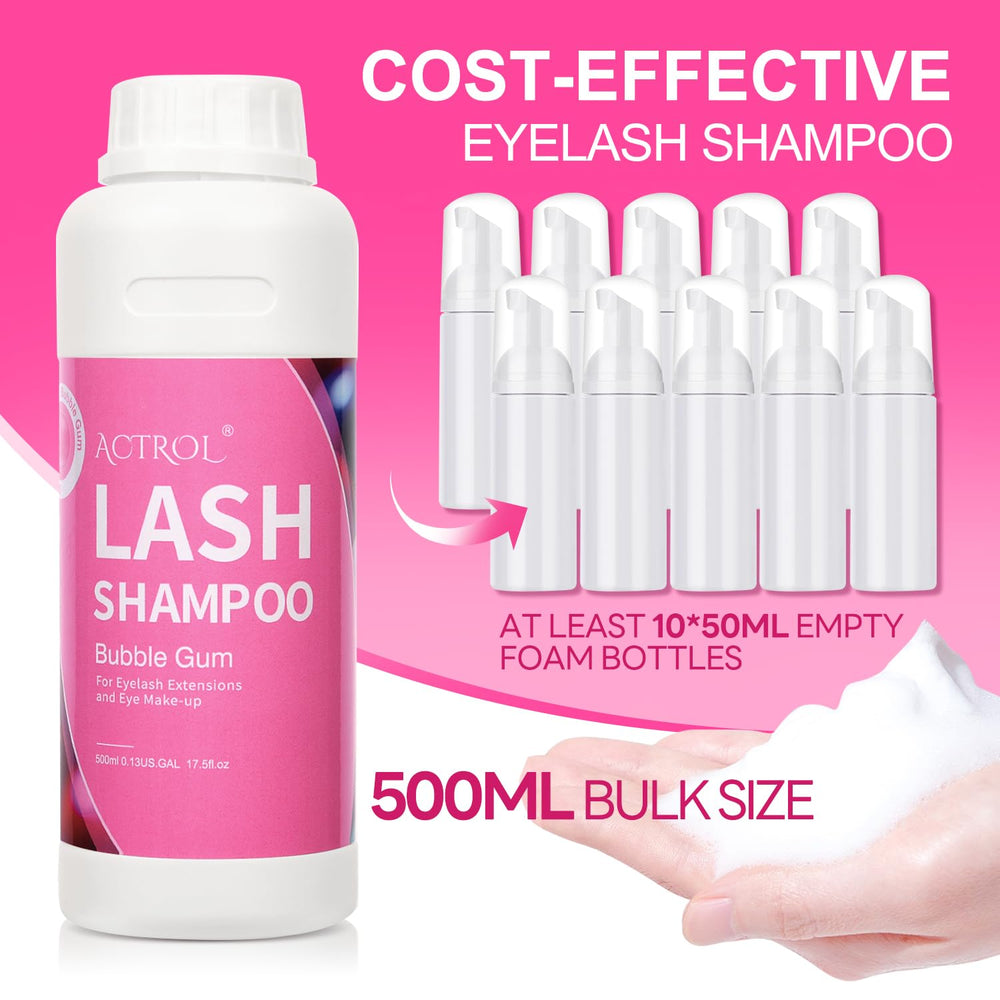 ACTROL 500ml bottle with replaceable pump head for long-lasting salon prep and easy refills