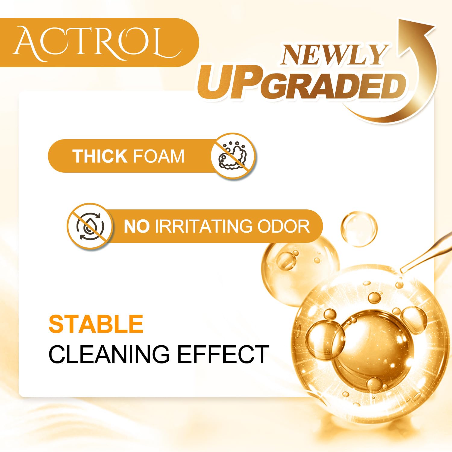 ACTROL 2L bottle with secure cap design to prevent leaks during transport
