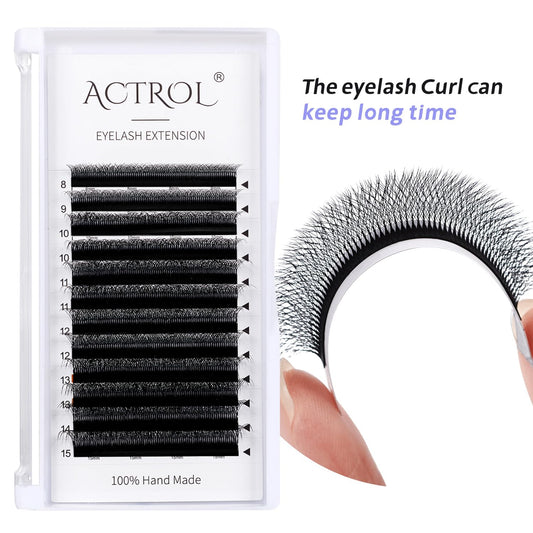 ACTROL W lash set with mixed lengths 8-15mm for versatile styling options