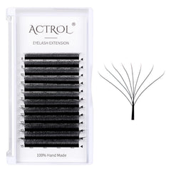 ACTROL W eyelash extensions 8D volume with 0.07D curl for 8–15 mm lashes