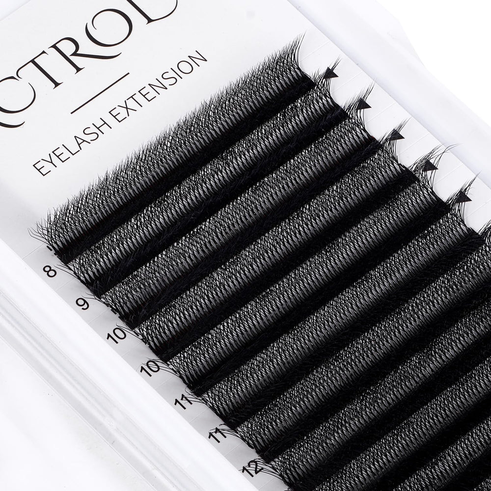 ACTROL W 8D premade fans hold curl in heat and humidity