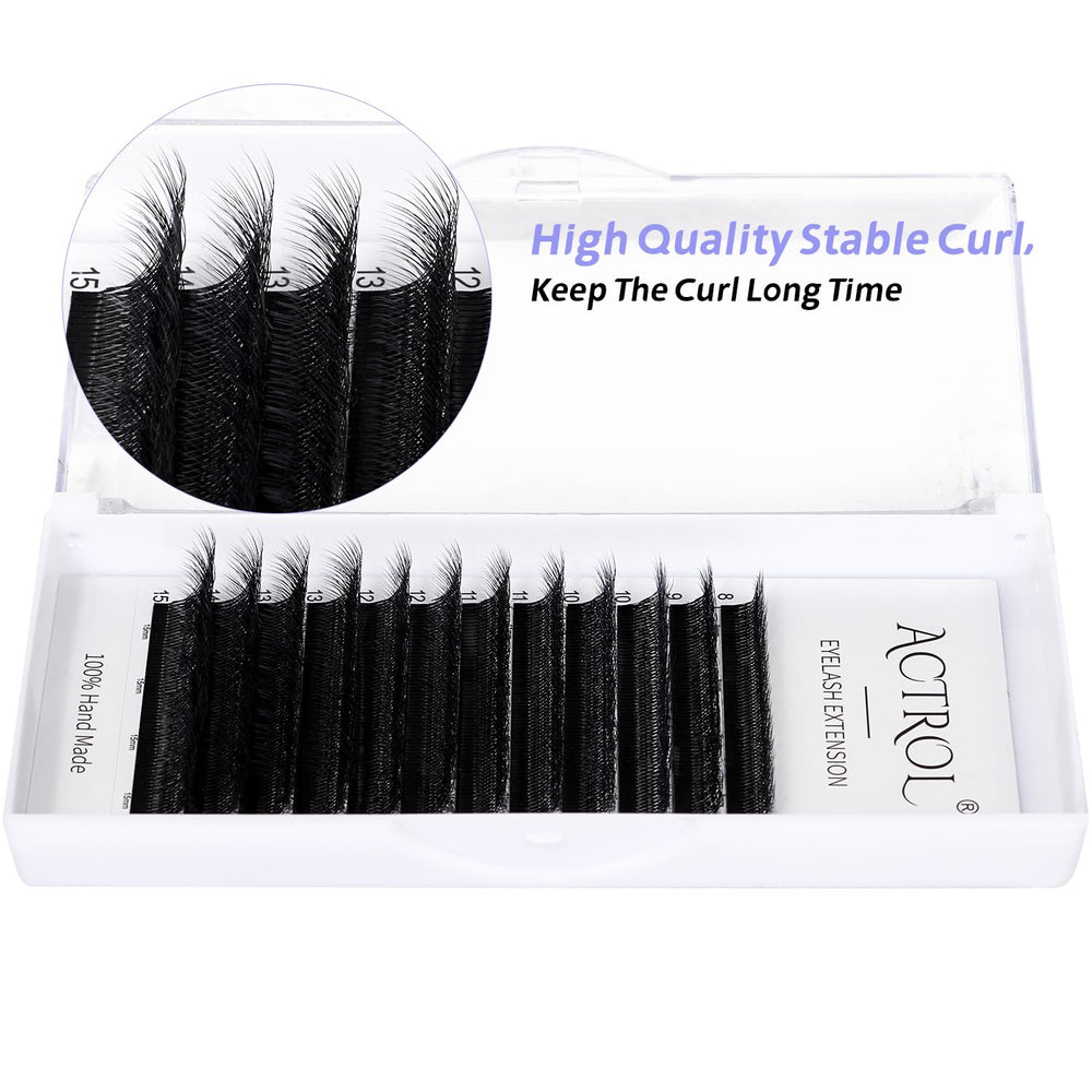 ACTROL W lashes showcase upgraded root arrangement for firmer feel