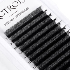 ACTROL W lash extensions in salon setting showing durable curl even with steam exposure