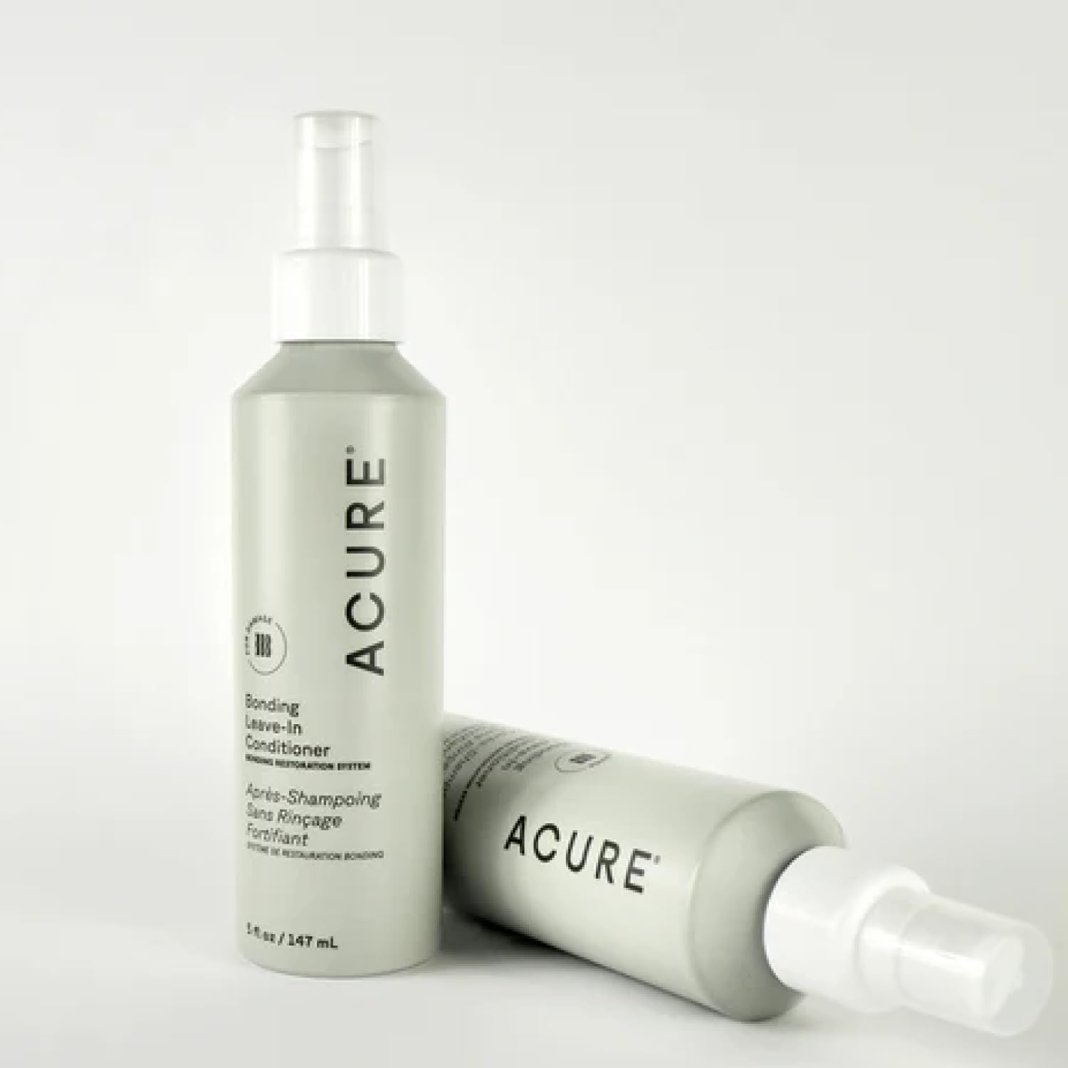 End-length application of Acure Leave-In Conditioner for detangling