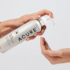 Acure Bonding Shampoo scalp care focus demonstrates refreshing cleanse without heavy residue.