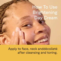 Acure Brightening Day Cream packaging emphasizes vegan and cruelty-free skincare