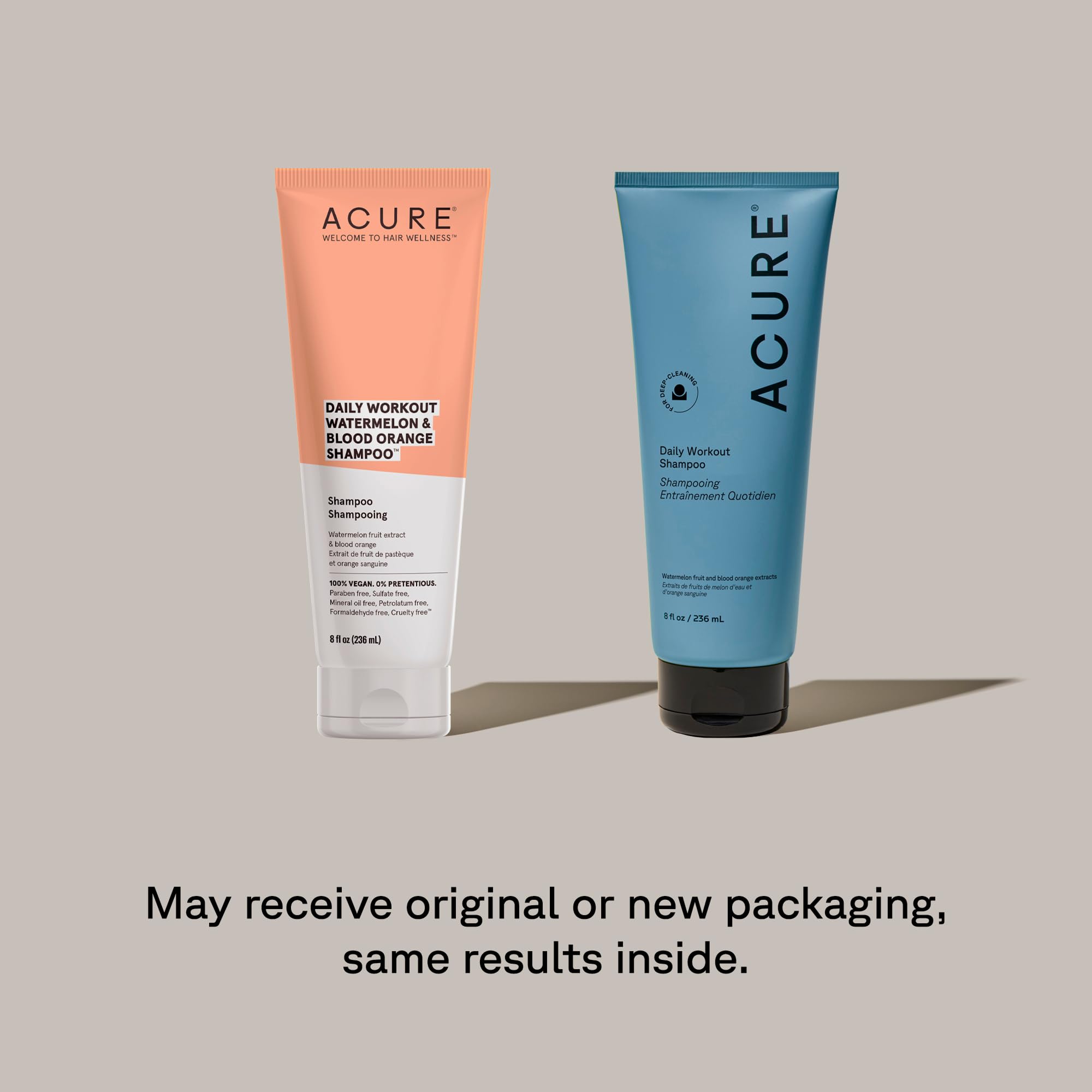 Acure Daily Workout Watermelon Shampoo lather close-up for lightweight cleansing