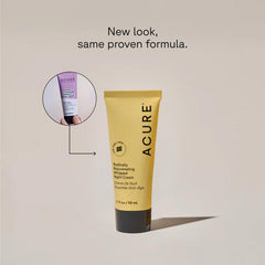 Applying Acure whipped night cream from the jar during nightly skincare routine.